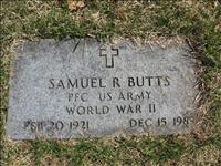 Butts, Samuel Veteran's Plaque